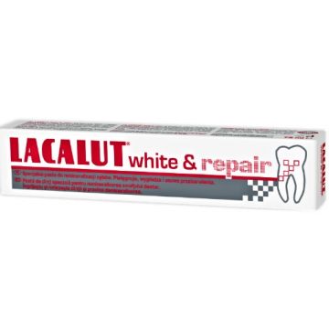 zdrovit lacalut white/repair pasta dinti 75ml