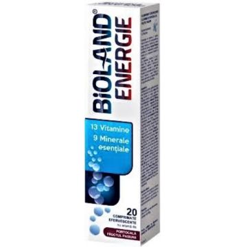 Bioland Energie - 20 comprimate efervescente Biofarm