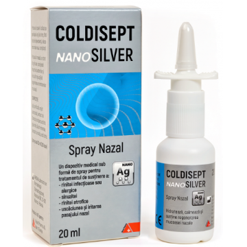 Coldisept Nanosilver spray nazal - 20ml Arkona