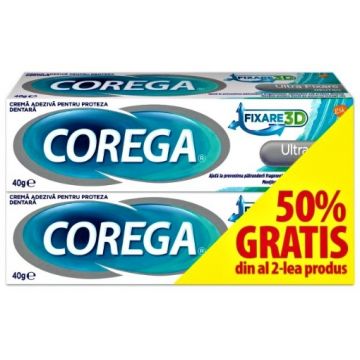 Corega Neutro - 40 grame (pachet promo -50% reducere la a doua cutie)