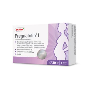 Dr. Max Pregnafolin I, 30 comprimate filmate Dr. Max Pregnafolin I, 30 comprimate filmate