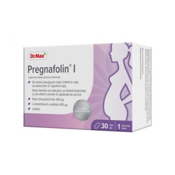 Dr. Max Pregnafolin I, 30 comprimate filmate