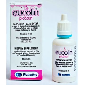 Eucolin picaturi supliment alimentar pentru calmarea colicilor - 30ml