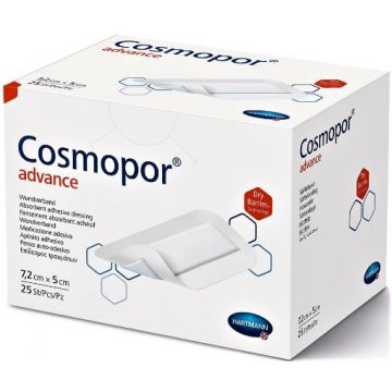 Hartmann Cosmopor advance 7.2cm/5cm - 25 bucati