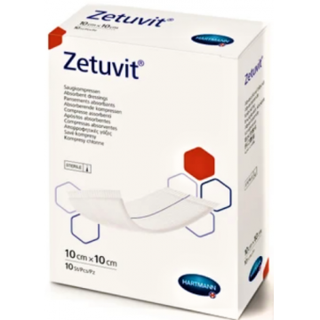 Hartmann Zetuvit comprese sterile 10cm/10cm - 25 bucati
