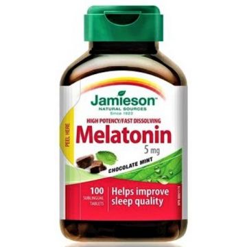 Jamieson Melatonina 5mg - 100 comprimate sublinguale