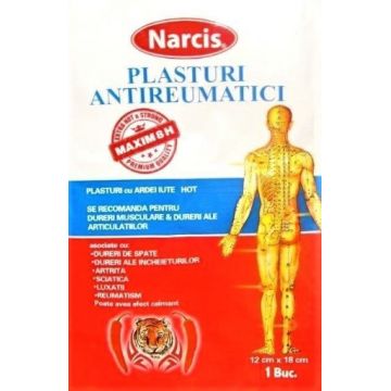 Narcis plasturi antireumatici cu ardei 12cm/18cm - 50 bucati