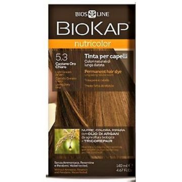 Nutricolor vopsea pentru par 5.3 Light golden brown - 140ml (NB00530)