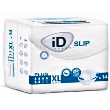 Ontex iD Expert Slip scutece pentru adulti pentru incontinenta urinara Cotton Plus XL - 14 bucati