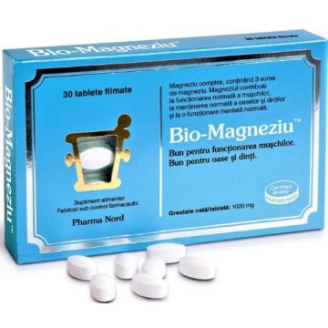 Pharma Nord Bio-Magneziu - 30 tablete filmate