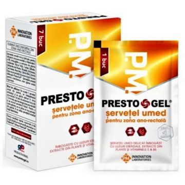 prestogel servetele umede x 7 bucati