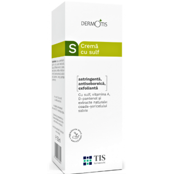 tis dermotis crema cu sulf 50ml