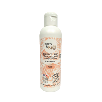 Apa micelara bio pentru piele normala si uscata cu argan si migdale dulci, 200ml, Born to Bio