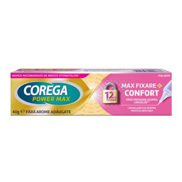 Crema adeziva pentru proteza Fixare & Confort, 40g, Corega