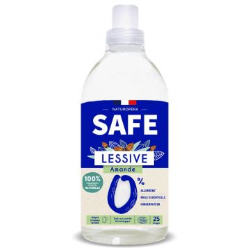 Detergent bio pentru rufe cu parfum de migdale fara alergeni, 1000ml, Safe