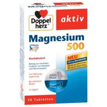 Doppelherz Aktiv Magneziu 500mg - 30 tablete