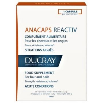 ducray anacaps reactiv x 30 capsule