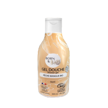 Gel de dus bio cu piersica si mango, 300ml, Born to Bio