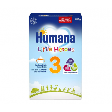 Lapte praf nr.3 Junior Drink, 600g, Humana