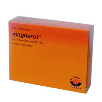 Magnerot 500mg, 100 comprimate, Worwag Pharma