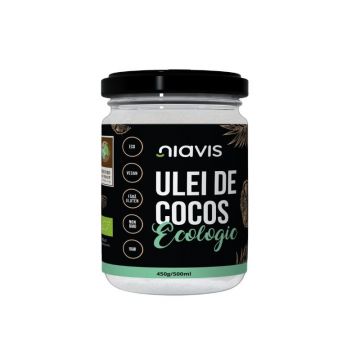 Niavis Ulei de Cocos Extra Virgin Ecologic BIO, 450g , 500ml