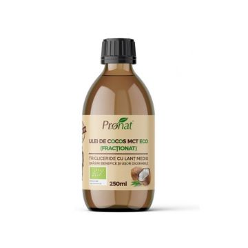 Pronat Ulei de cocos MCT bio, 250ml