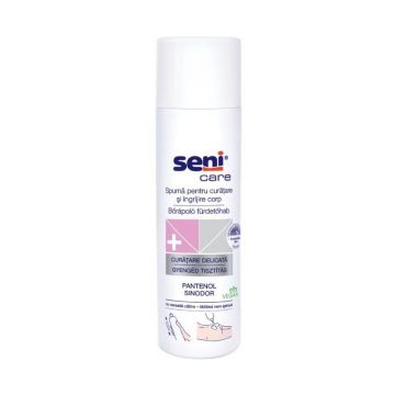 SENI CARE Spuma curatare sI ingrijire corp, 500 ml