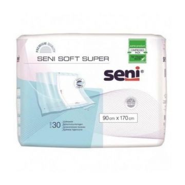 SENI soft super, aleze de protectie 90x170cm, 30 bucati