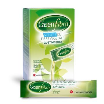 Casenfibra solutie cu fibre vegetale 14 plicuri x 10 ml