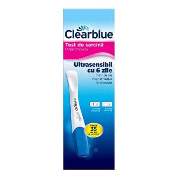 Clearblue test de sarcina ultra-timpuriu