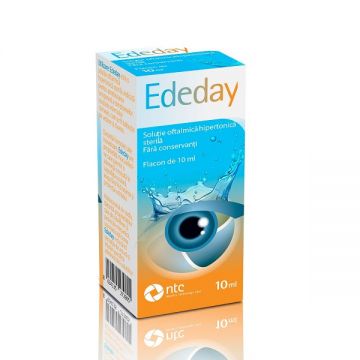 Ededay Solutie oftalmica hipertonica sterila 10 ml