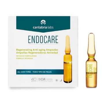 Endocare Fiole anti-imbatranire cu efect regenerator 7 fiole x 1 ml Cantabria Labs