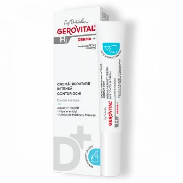 Gerovital H3 Derma+ Crema hidratare intensa contur ochi 15 ml