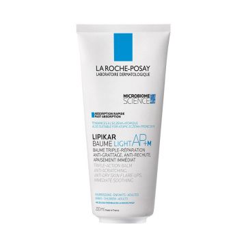 La Roche-Posay Lipikar Baume LIGHT AP+M Balsam cu tripla actiune cu textura lejera 200 ml