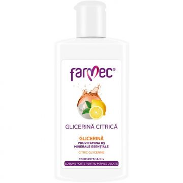 Lotiune pentru maini foarte uscate cu glicerina citrica, 150ml, Farmec