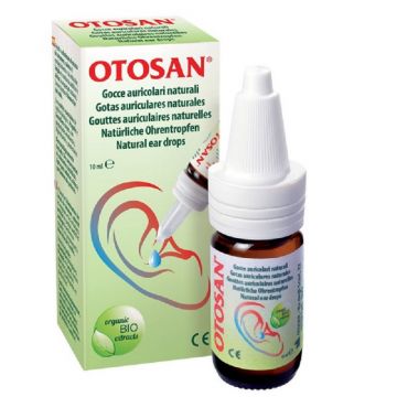 Otosan picaturi auriculare BIO pentru igiena urechii 10 ml