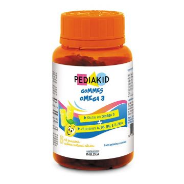 Pediakid Omega 3 pentru copii x 60 jeleuri cu aroma de lamaie