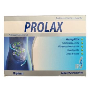 Prolax adulti x 10 plicuri Balkan Pharmaceuticals