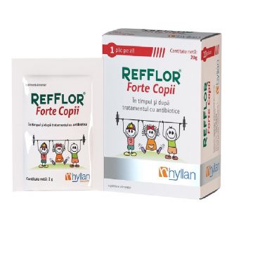 Refflor Forte pentru copii 10 plicuri Hyllan