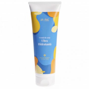 Crema de corp ultra hidratanta cu ulei de migdale si aloe vera, 250ml, Dr. Soleil