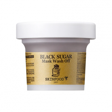 Masca tip wash-off cu zahar Black Sugar, 100g, Skinfood