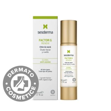 Contur pentru fata si gat Factor G Renew, 50ml, Sesderma