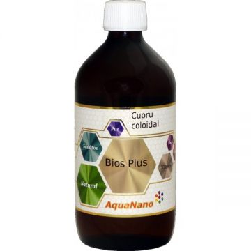 Cupru coloidal Bios Plus 30ppm, 480ml, Aghoras