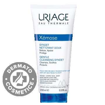 Gel de curatare Xemose Syndet, 200ml, Uriage