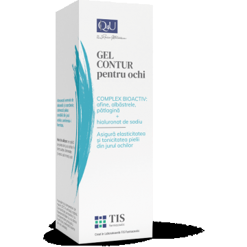 Gel pentru conturul ochilor NutriTIS Q4U, 20ml, Tis Farmaceutic