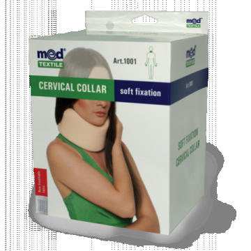 Guler cervical cu fixare usoara Nr. 2, 1 bucata, MedTextile