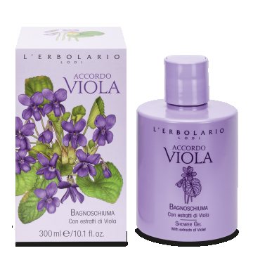 L'Erbolario Spuma de baie Accordo Viola, 300ml