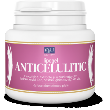 Lipogel anticelulitic Q4U, 500ml, Tis Farmaceutic