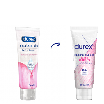 Lubrifiant Naturals Extra Sensitive, 100ml, Durex