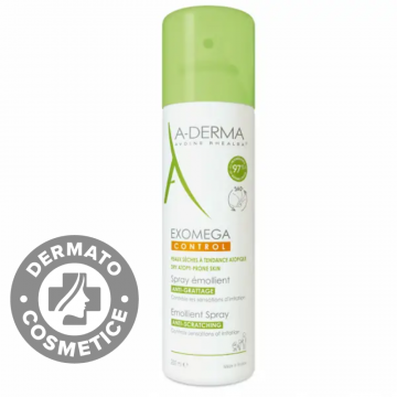 Spray emolient pentru piele uscata Exomega Control, 200ml, A-Derma